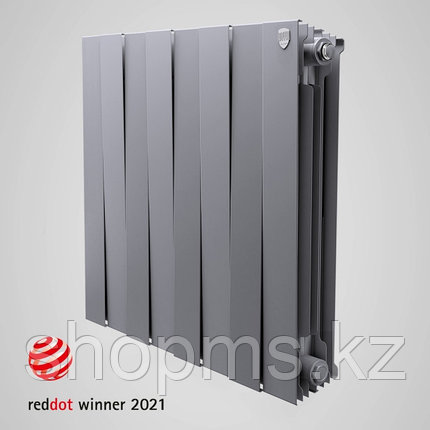 Радиатор биметаллический Royal Thermo PianoForte 500/Silver Satin - 10 секц.N, фото 2