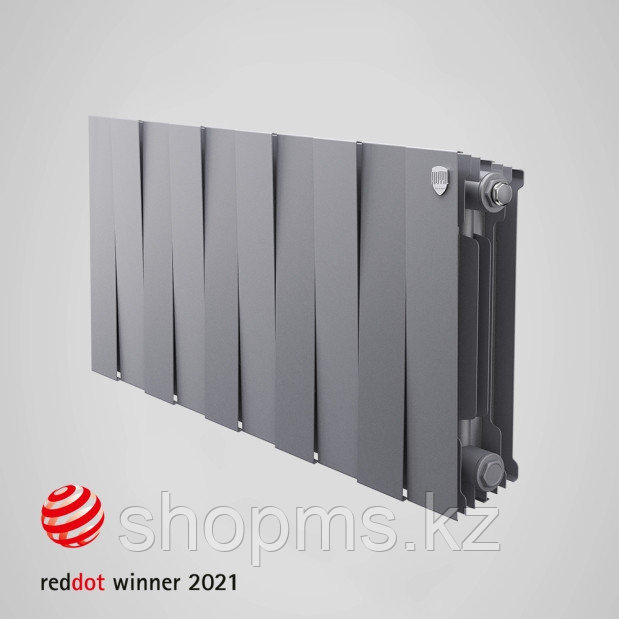 Радиатор биметаллический Royal Thermo PianoForte 300/Silver Satin - 8 секц.N