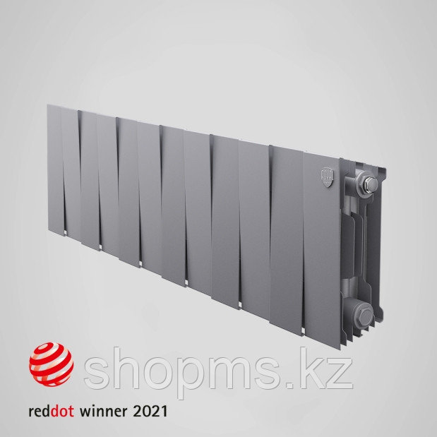 Радиатор биметаллический Royal Thermo PianoForte 200/Silver Satin - 16 секц.N