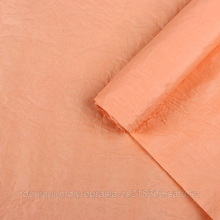 Бумага упаковочная "Эколюкс", персиковый, 0,7 x 5 м - фото 1 - id-p102332159