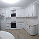 Белый угловой кухонный гарнитур, фото 3