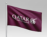 Флаг авиакомпании Qatar, 1х2 м, фото 2