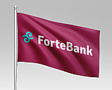 Флаг компании FORTE BANK, 1х2, фото 2