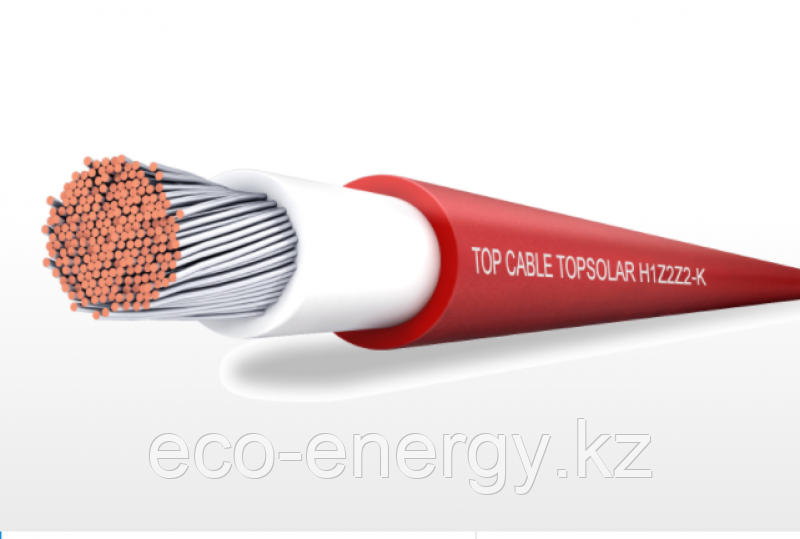 Кабель солнечный TOPSOLAR PV H1Z2Z2-K 1X6 1.5/1.5 kVdc nXs mm2 Top Cable