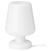 Лампа настольная ГУЛДАЛЬГ , стекло белый, 25 см ИКЕА, IKEA