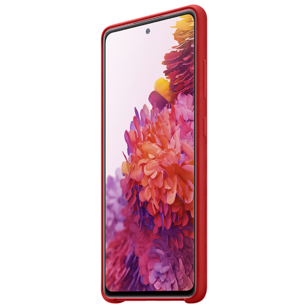 Чехол Samsung для Galaxy S20FE Silicon Cover Red - фото 3 - id-p102339565
