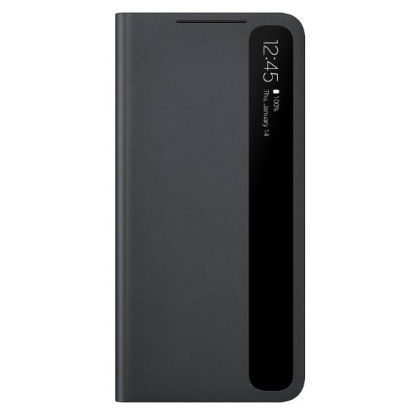 Чехол Samsung для Galaxy S21+ Smart Clear View Cover (EF-ZG996CBEGRU) Black - фото 3 - id-p102340203