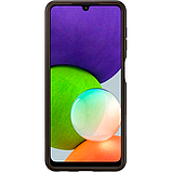 Чехол Samsung для Galaxy A22 Soft Clear Cover (EF-QA225TBEGRU) Black, фото 4