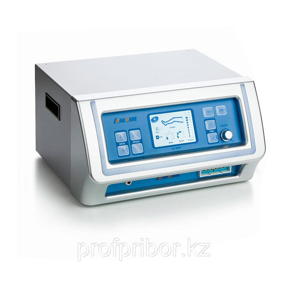 Аппарат для прессотерапии и лимфодренажа LC-600 (6 секций, 3 манжеты, ноги+рука+талия, LCD монитор) - фото 1 - id-p102342595