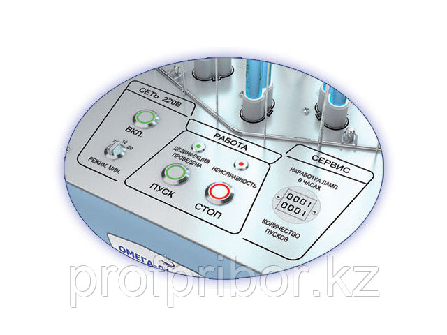 Установка бактерицидная ультрафиолетовая КРОНТ ОМЕГА-01 (99.9%, 8 ламп 75 Вт) - фото 1 - id-p102343195