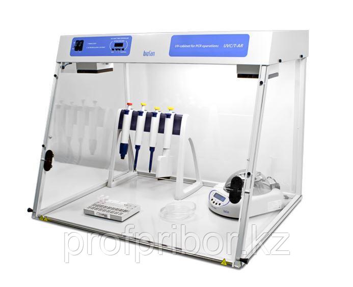 Бокс UVC/T-AR DNA Cleaner ПЦР Бокс для стерильных работ с УФ-рециркулятором, эл/таймером, арт. BS-040102-AAA,