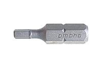 Вставка-бита 1/4"DR шестигранная, H3, 25 мм 514230