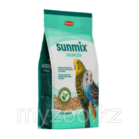 Padovan SunMix COCORITE комплексный корм для волнистых попугаев, 850г - фото 1 - id-p102348483