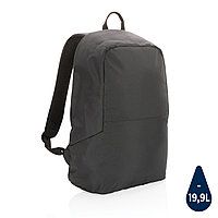 Антикражный рюкзак Impact из RPET AWARE™, черный; , Длина 35 см., ширина 13 см., высота 45 см., диаметр 0 см.,