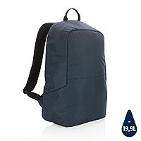 Антикражный рюкзак Impact из RPET AWARE™, темно-синий; , Длина 35 см., ширина 13 см., высота 45 см., диаметр 0