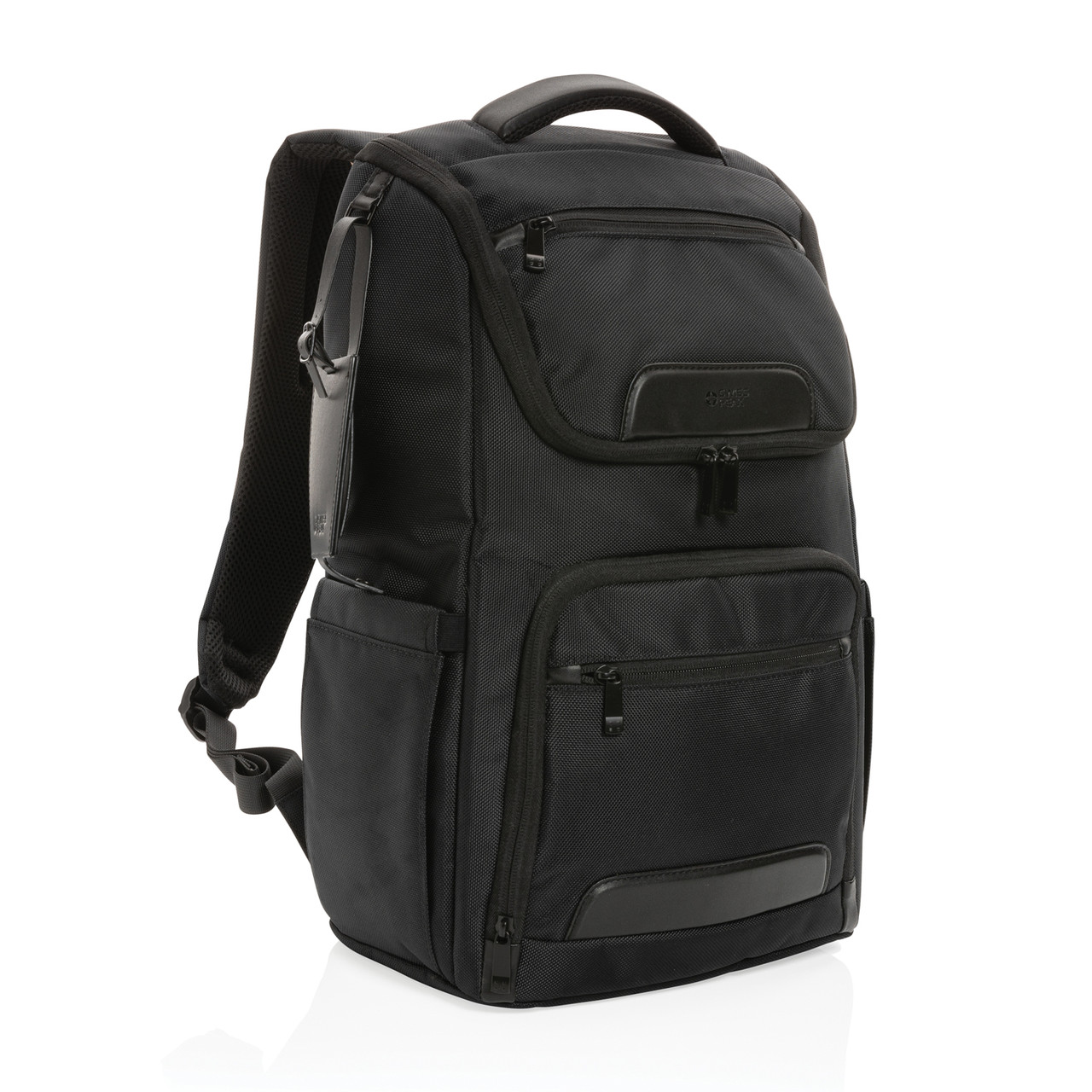 Рюкзак Swiss Peak Voyager из RPET AWARE для ноутбука 15,6", черный; , Длина 29 см., ширина 14 см., высота 47 - фото 1 - id-p102350112