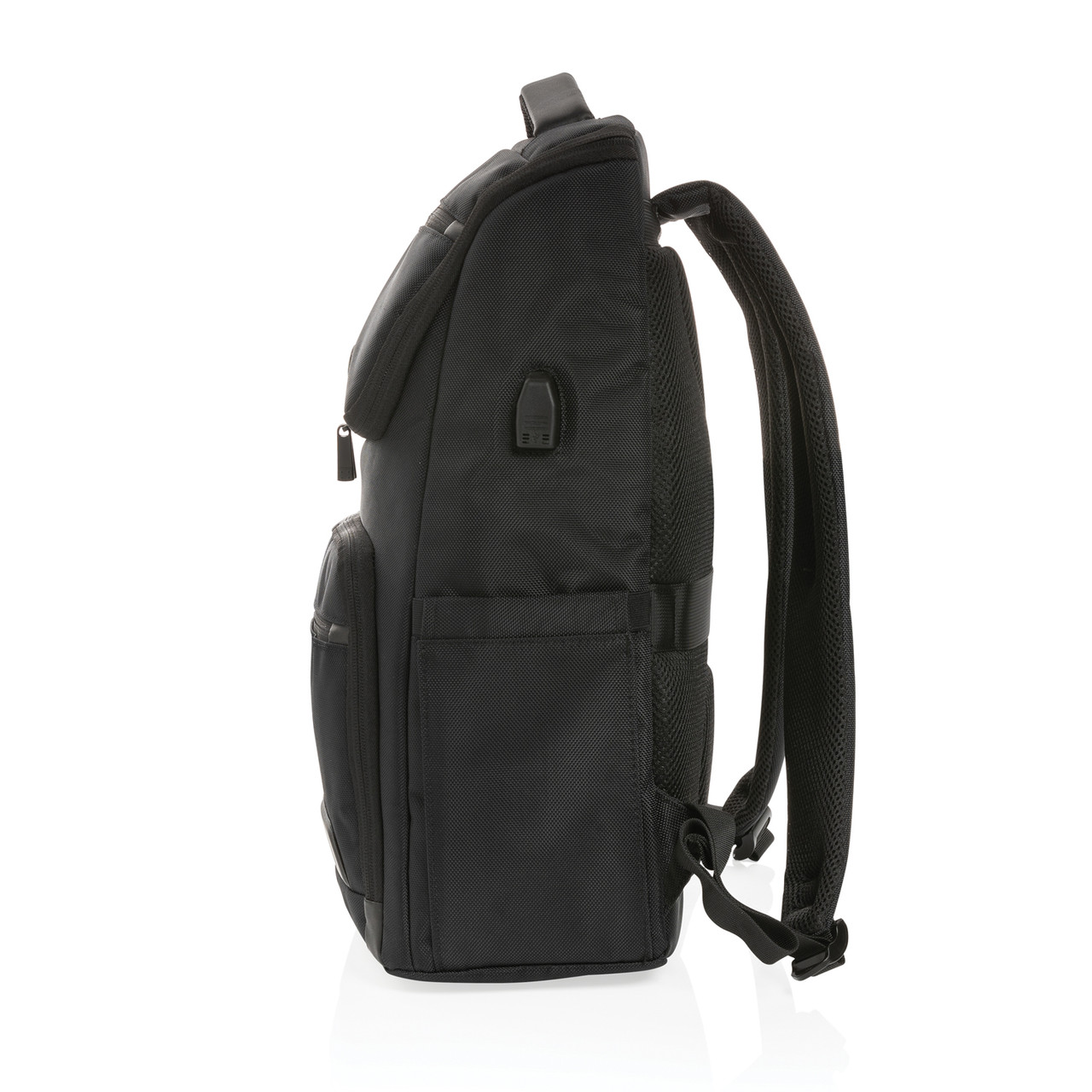 Рюкзак Swiss Peak Voyager из RPET AWARE для ноутбука 15,6", черный; , Длина 29 см., ширина 14 см., высота 47 - фото 5 - id-p102350112