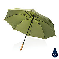 Плотный зонт Impact из RPET AWARE с автоматическим открыванием, d120 см, зеленый; , , высота 94 см., диаметр