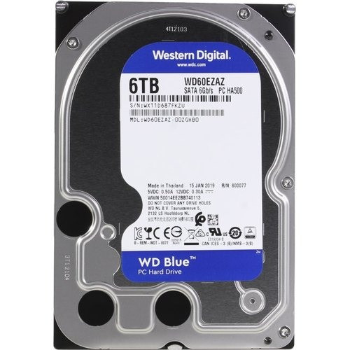 Жесткий диск HDD 6Tb Western Digital Blue WD60EZAZ