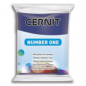 Полимерная глина CERNIT Number One, 56гр, цвет военный синий - фото 1 - id-p102350382