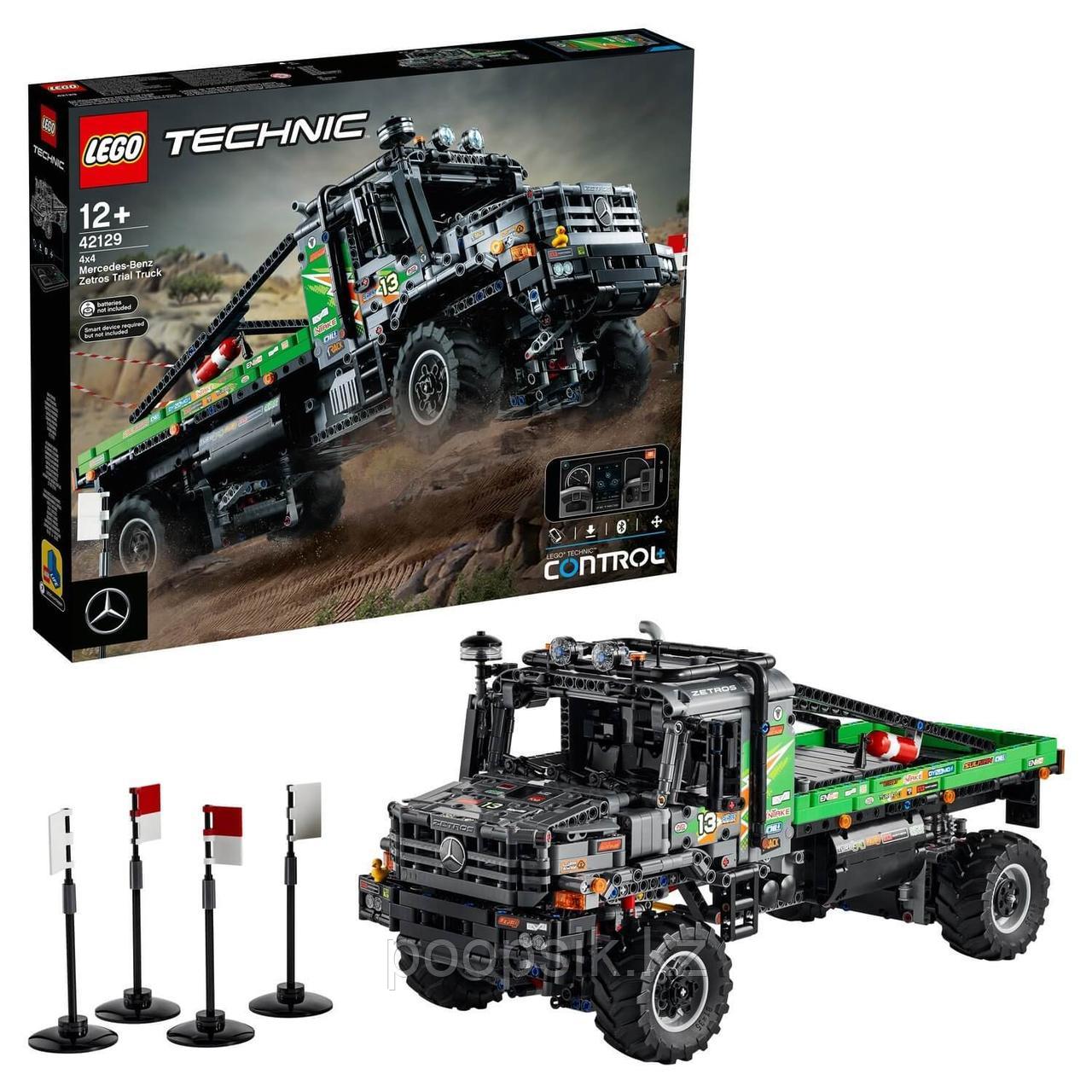 Lego Technic Полноприводный грузовик-внедорожник Mercedes-Benz Zetros 42129