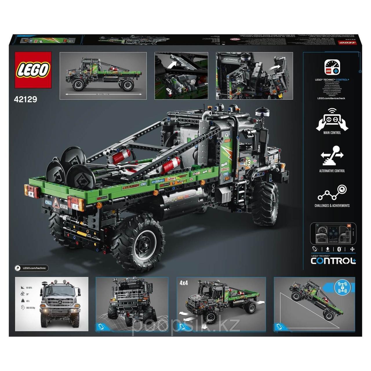Lego Technic Полноприводный грузовик-внедорожник Mercedes-Benz Zetros 42129 - фото 3 - id-p102350567