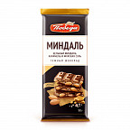 Шоколад "Темный с цельным миндалем ,карамельной крошкой и морской солью " , 100г /10