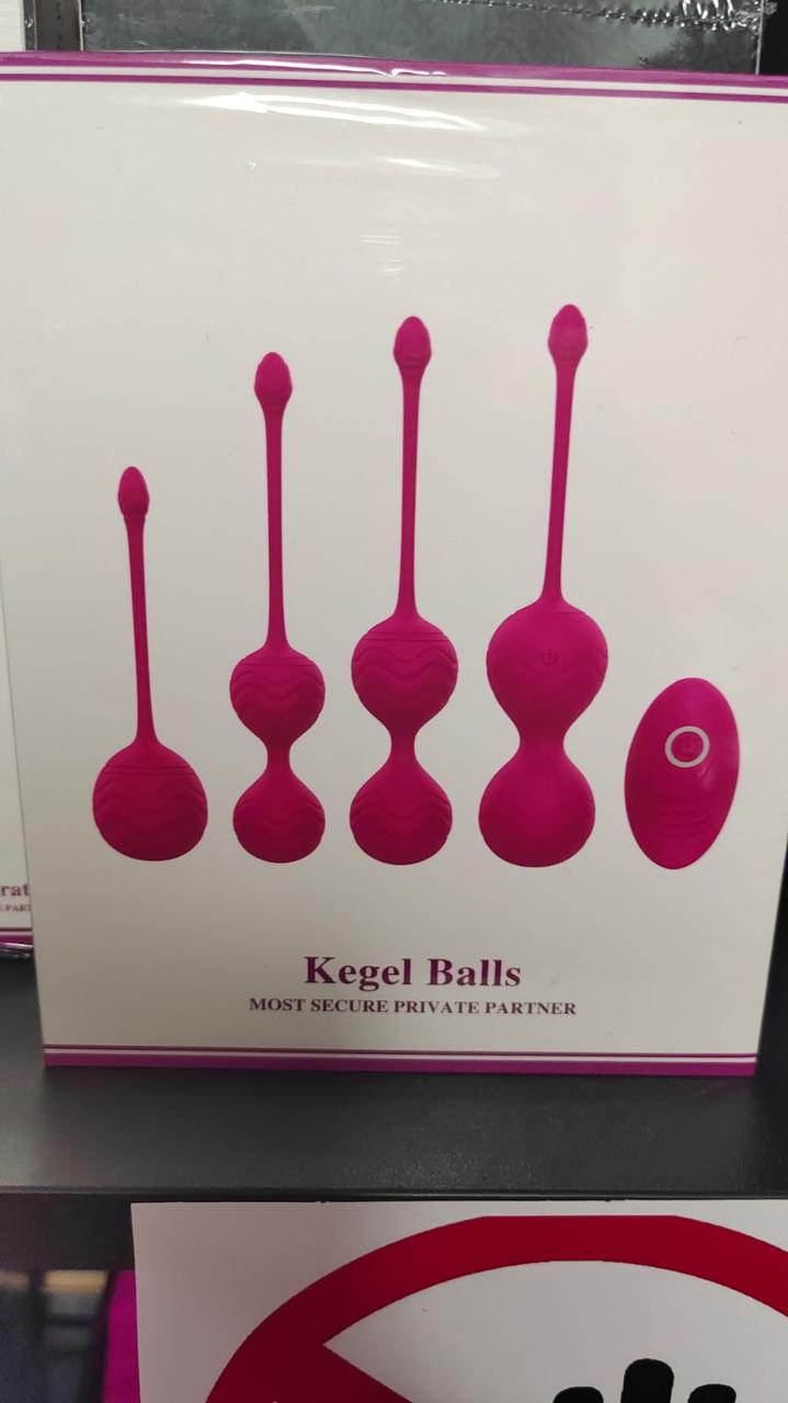 Набор вагинальных шариков 4 шт Kegel balls фиолетовые