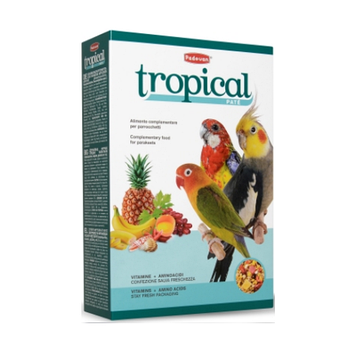 Padovan TROPICAL PATEE комплексный корм для средних попугаев, 700гр