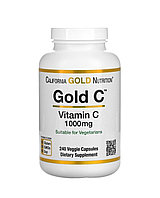 California gold nutrition Gold C, витамин C, 1000 мг, 240 вегетарианских капсул