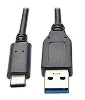 Кабель TrippLite/USB-C-USB-A/USB-C to USB-A Cable (M/M)  USB 3.1 Gen 1 (5 Gbps)  Thunderbolt 3 Compa