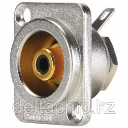 ACJD-BLK Гнездовой разъем на корпус RCA черный