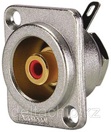 ACJD-RED Гнездовой разъем на корпус RCA красный