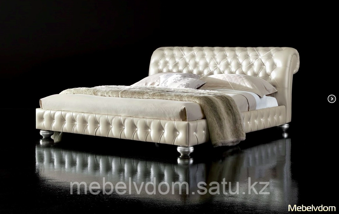 Кровать с мягким изголовьем Аркадия - фото 1 - id-p102362361