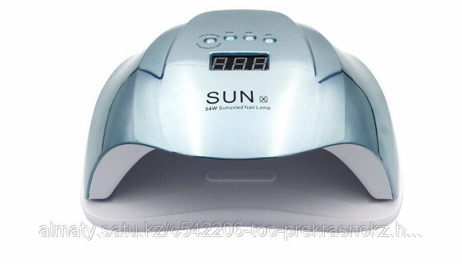 Лампа для сушки геля, гель-лака SUN X на 54 Вт хамелеон