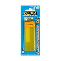 Лезвия сегментированные OLFA OL-AB-10B (10шт.)