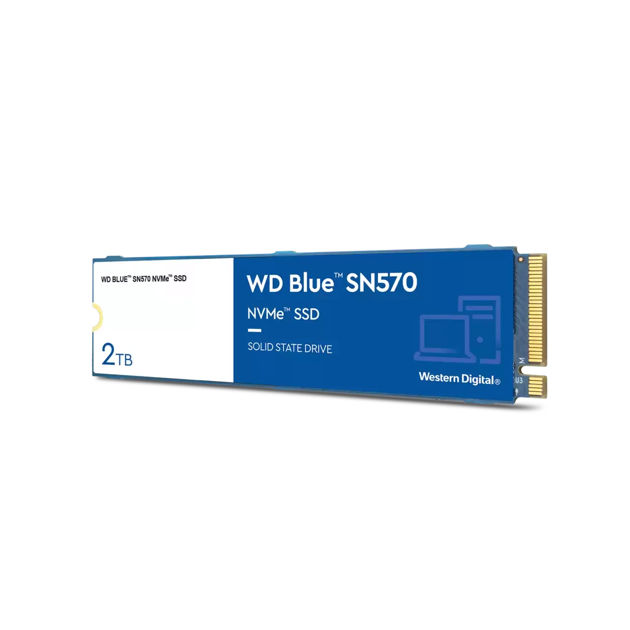 Твердотельный накопитель 2000GB SSD WD BLUE SN570 WDS200T3B0C - фото 1 - id-p102364854