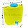 Пластиковый умывальник универсальный с крышкой и краном 9 л Альтернатива желтый, фото 2