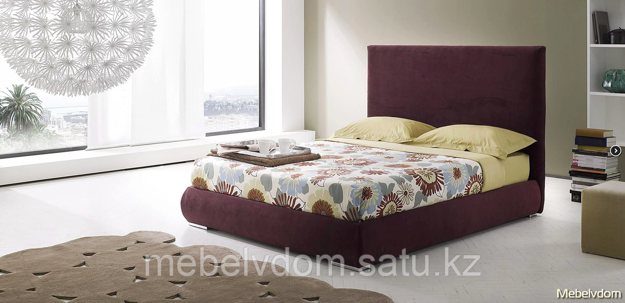 Кровать с мягким изголовьем Соул - фото 1 - id-p102365848
