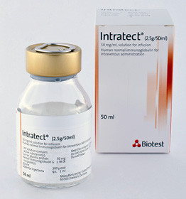 Интратект (Иммуноглобулин человека нормальный)  | Intratect (human normal immunoglobulin) 50 мг