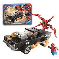 Конструктор Lari 11636 Человек-Паук и Призрачный Гонщик против Карнажа, аналог LEGO Spider-Man  76173, фото 1