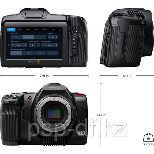 Кинокамера Blackmagic Design Pocket 6K G2 - фото 5 - id-p102346498
