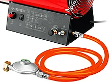 Газовая тепловая пушка, ЗУБР 35 кВт, (до 350 кв.м) 760 м3/ч, 2.6 кг/ч,(ТПГ-35), фото 4