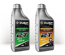 2Т-П полусинтетическое масло для 2-тактных двигателей, Зубр, серия «EXTRA», фото 2