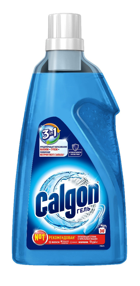 Средство "Calgon 3 в 1", гель для стиральных машин, 750 мл