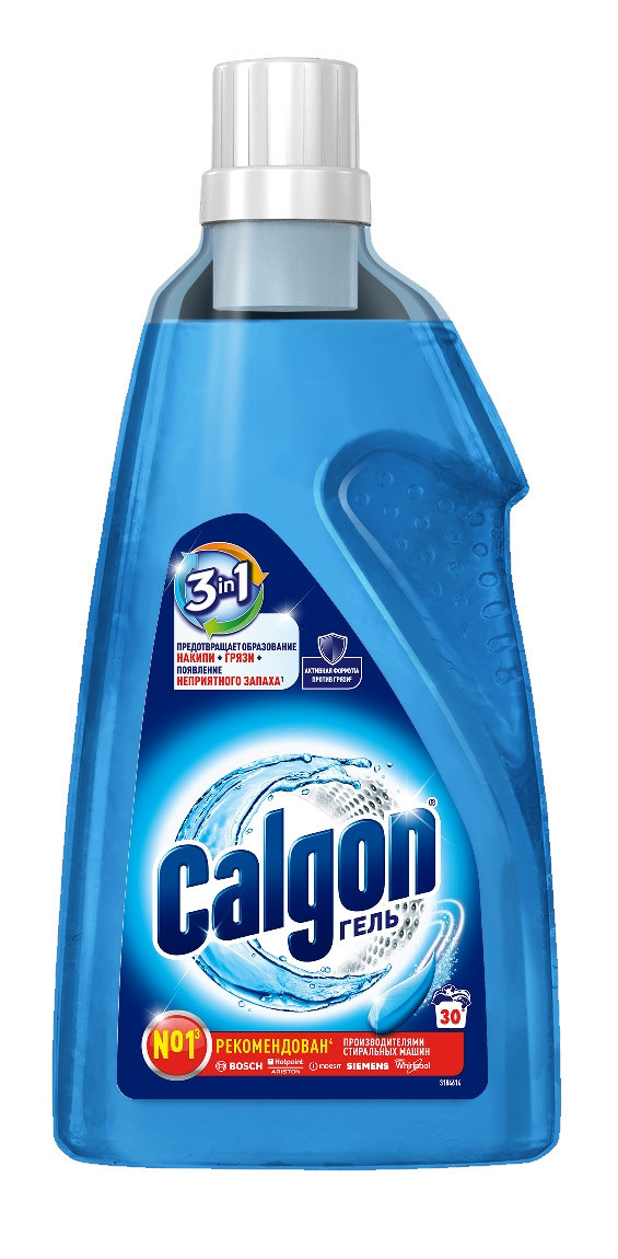 Средство "Calgon 3 в 1", гель для стиральных машин, 750 мл - фото 1 - id-p102371642