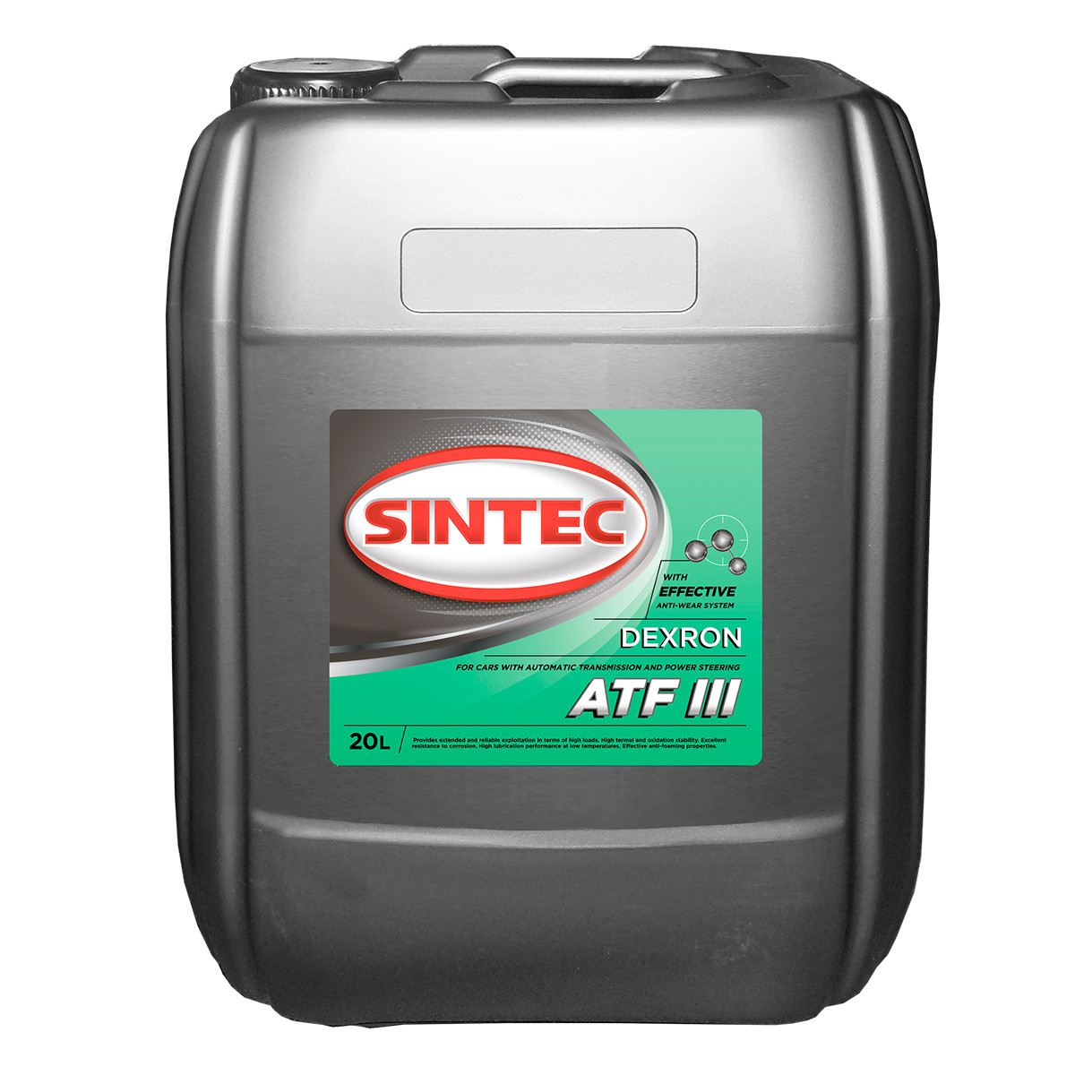 SINTEC ATF III Dexron, 20л - фото 1 - id-p102372660