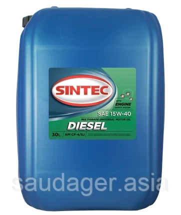 SINTEC Diesel SAE 15W-40, API CF-4/SJ, 30л - фото 1 - id-p102373132