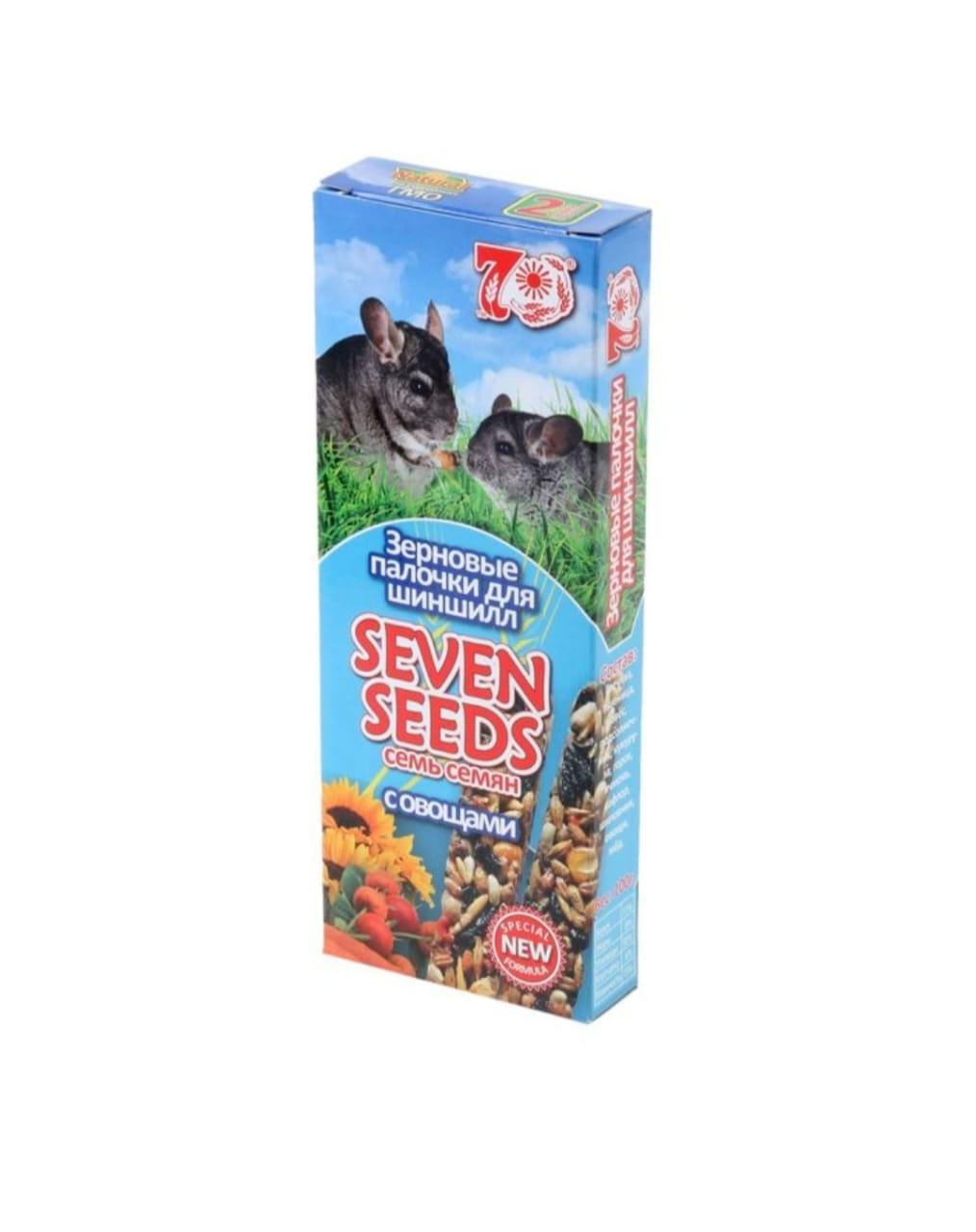 Зерновые палочки Seven Seeds для шиншилл, овощи