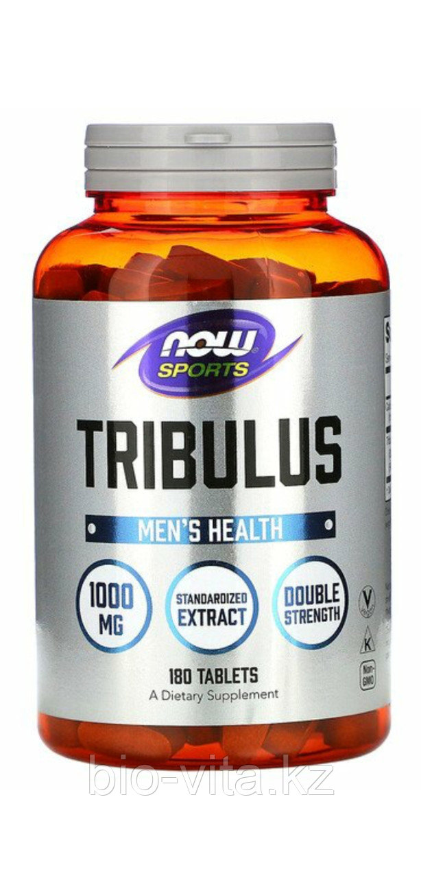 Трибулус, 1000 мг, 180 таблеток. Now foods
